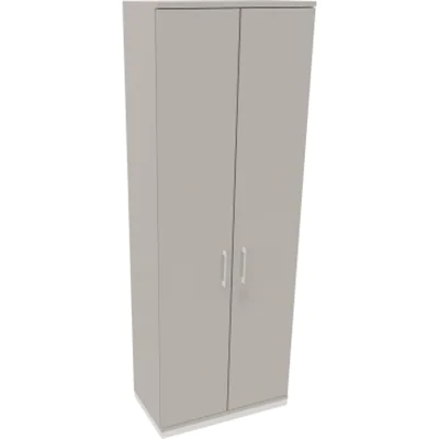 Flügeltürenschrank 6OH B800xT442xH2221 si/Lichtgrau