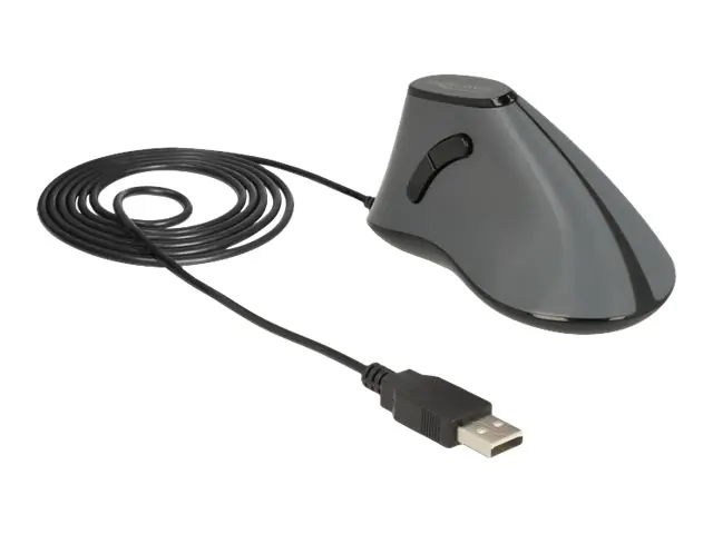 Delock Vertikale Maus - ergonomisch - Für Rechtshänder 12527
