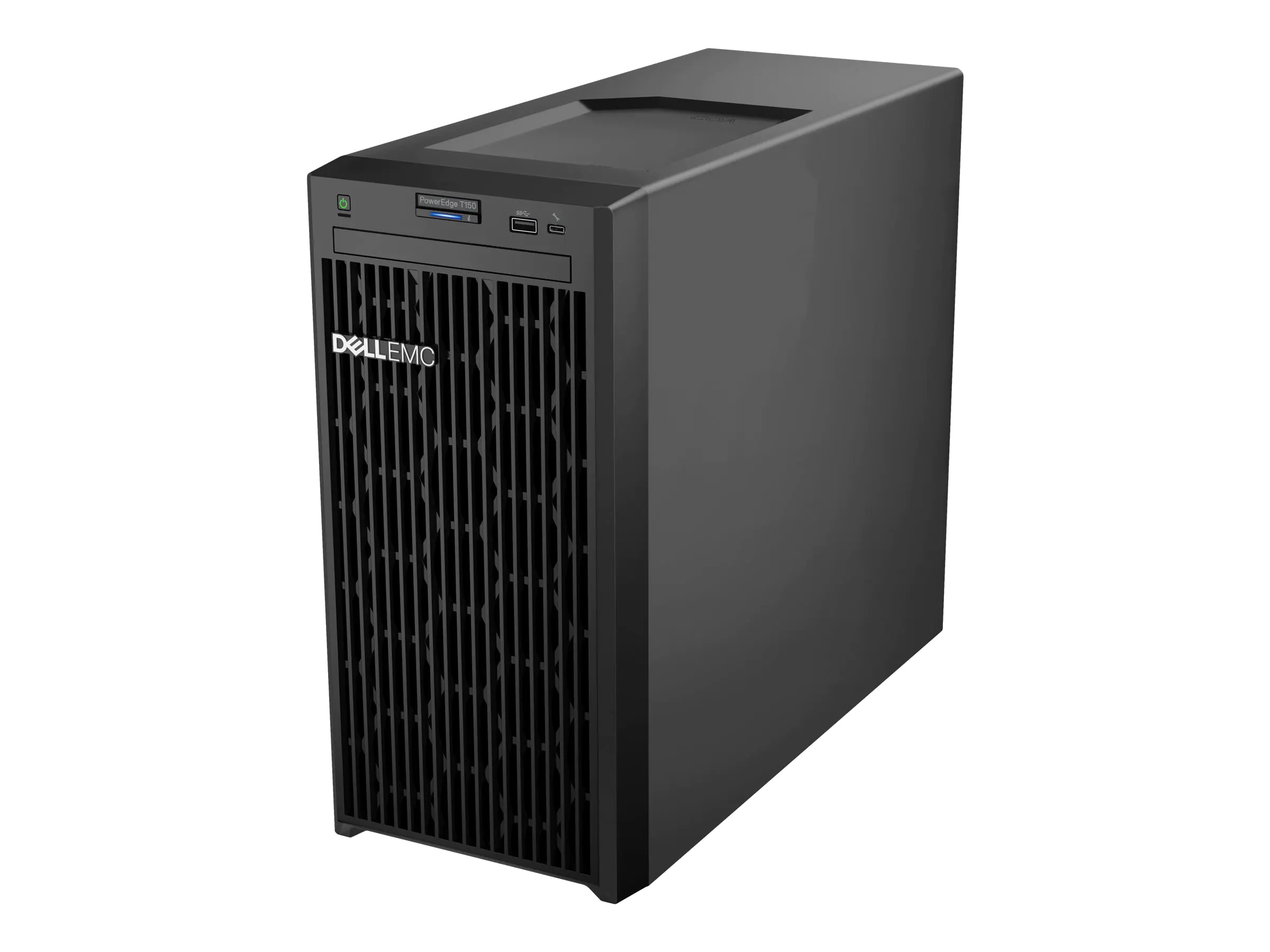 Dell PowerEdge T150 - Server - MT - 1-Weg - 1 x Xeon E-2314 / 2.8 GHz - RAM 16 GB - HDD 2 TB - Matrox G200 - 1GbE - kein Betriebssystem - Monitor: keiner - Schwarz - BTP - mit 3 Jahre Basis Vor-Ort