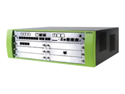 Unify OpenScape Business X5R - PBX-Basischassis - Rack montierbar - Grau, grün - 3.5U - für Business X5R Unify OpenScape Business X5R - PBX-Basischassis - Rack montierbar - Grau, grün - 3.5U - für Business X5R