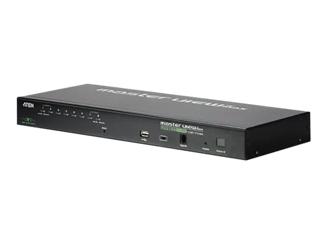 ATEN KVM on the NET CS1708i - KVM-Switch - 8 x KVM port(s) - 1 lokaler Benutzer - 32 IP-Benutzer - Desktop