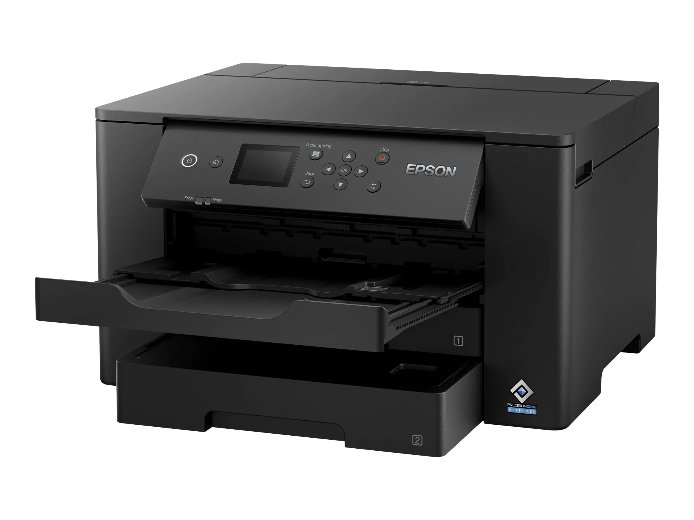 Epson WorkForce WF-7310DTW - Drucker - Farbe - Duplex - Tintenstrahl - A3 - 4.800 x 2.400 dpi - bis zu 25 Seiten/Min. (einfarbig)/bis zu 12 Seiten/Min. (Farbe) - Kapazität: 500 Blätter - USB 2.0, LAN, Wi-Fi(n)