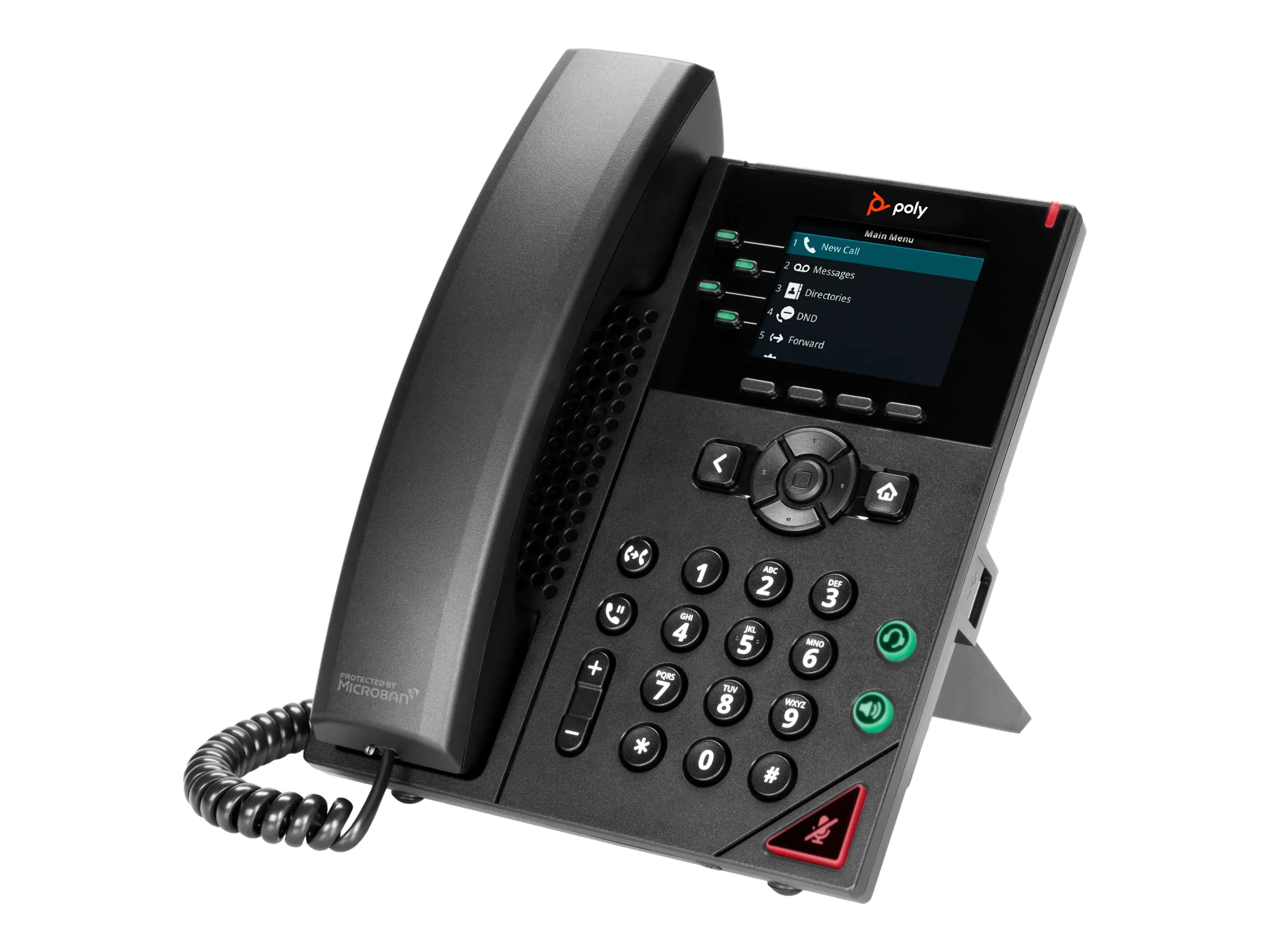 Poly VVX 250 - VoIP-Telefon - dreiweg Anruffunktion - SRTP, SIP, SDP, RTP - 4 Leitungen - Schwarz Poly VVX 250 - VoIP-Telefon - dreiweg Anruffunktion - SRTP, SIP, SDP, RTP - 4 Leitungen - Schwarz