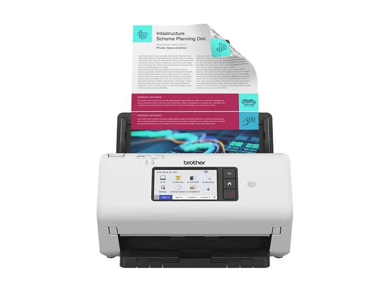 Brother ADS-4700W - Dokumentenscanner - Dual-CIS - Duplex - A4 - 600 dpi x 600 dpi - bis zu 40 Seiten/Min. (einfarbig) ADS4700WRE1