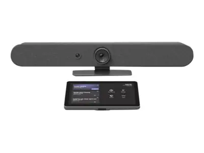 Logitech - Kit für Videokonferenzen (Logitech Tap IP, Logitech Rally Bar Mini) - Zoom Certified, Zertifiziert für Microsoft Teams