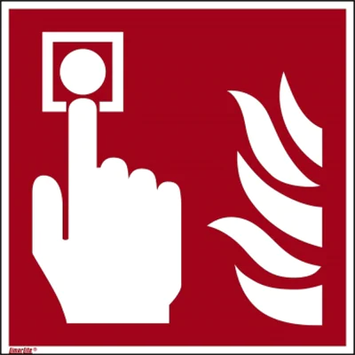 Hinweisschild Brandmelder ISO 7010/F005 200x200mm PVC Hinweisschild Brandmelder ISO 7010/F005 200x200mm PVC