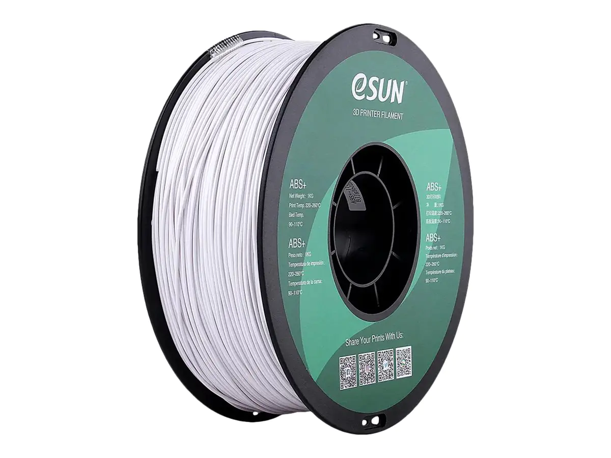 Esun - Kaltweiß - 1 kg - vakuumversiegelter Beutel - ABS+ Filament (3D)