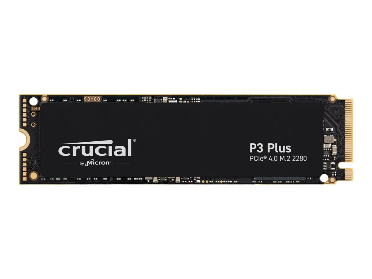 Crucial P3 Plus - SSD - 4 TB - intern - M.2 2280 - PCIe 4.0 (NVMe) Crucial P3 Plus - SSD - 4 TB - intern - M.2 2280 - PCIe 4.0 (NVMe)
