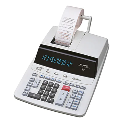 Sharp Tischrechner CS-2635RH-GYSE 12Zeichen druckend Netz/Batterie ws Sharp Tischrechner CS-2635RH-GYSE 12Zeichen druckend Netz/Batterie ws