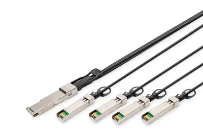 DIGITUS 40G QSFP+ to 4XSFP+ Direct Attach Kabel 3m DN-81323