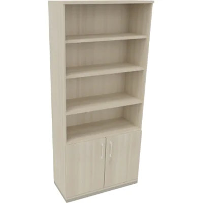 Kombischrank 2OH Tür 4OH Regal B1000xT442xH2221mm si/Akazie Kombischrank 2OH Tür 4OH Regal B1000xT442xH2221mm si/Akazie