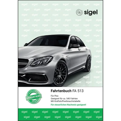 SIGEL Fahrtenbuch PKW FA513 DIN A5 32Blatt SIGEL Fahrtenbuch PKW FA513 DIN A5 32Blatt