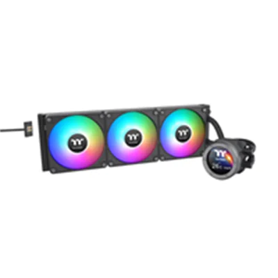 Thermaltake CL-W417-PL14SW-A, All-in-One-Flüssigkeitskühler, 14 cm, 500 RPM, 1800 RPM, Schwarz