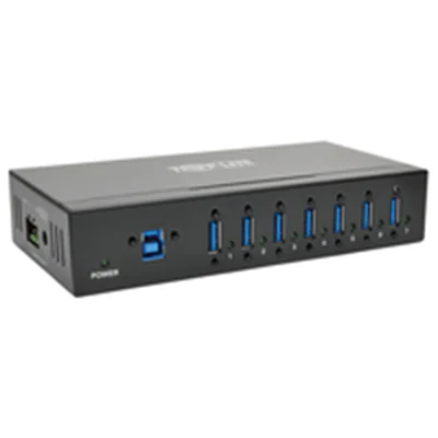 Eaton Tripp Lite series 7-Port USB 3.0 Hub SuperSpeed with Dedicated 2A USB Charging iPad Tablet Metal - Hub - 7 x SuperSpeed USB 3.0 - an DIN-Schiene montierbar, wandmontierbar Eaton Tripp Lite series 7-Port USB 3.0 Hub SuperSpeed with Dedicated 2A USB Charging iPad Tablet Metal - Hub - 7 x SuperSpeed USB 3.0 - an DIN-Schiene montierbar, wandmontierbar