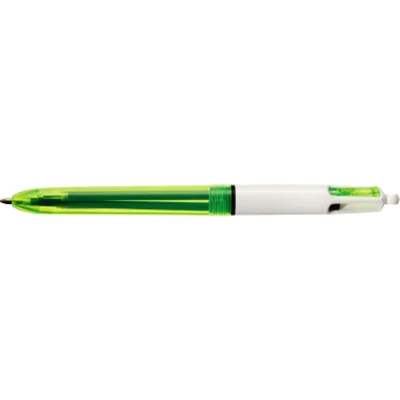 BIC Vierfarbkugelschreiber 4Colours Fluo 982868 bl/sw/rt/neon.ge BIC Vierfarbkugelschreiber 4Colours Fluo 982868 bl/sw/rt/neon.ge