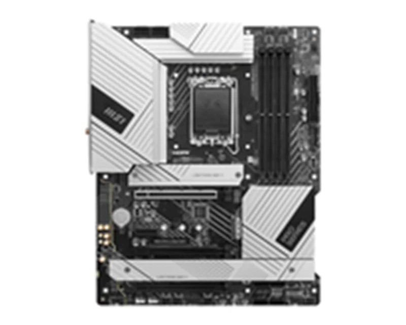 MSI PRO Z790-A MAX WIFI - Motherboard - ATX - LGA1700-Sockel - Z790 Chipsatz - USB 3.2 Gen 1, USB 3.2 Gen 2, USB-C 3.2 Gen2, USB-C 3.2 Gen 2x2 - 2.5 Gigabit LAN, Wi-Fi 7, Bluetooth - Onboard-Grafik (CPU erforderlich) - HD Audio (8-Kanal) MSI PRO Z790-A MAX WIFI - Motherboard - ATX - LGA1700-Sockel - Z790 Chipsatz - USB 3.2 Gen 1, USB 3.2 Gen 2, USB-C 3.2 Gen2, USB-C 3.2 Gen 2x2 - 2.5 Gigabit LAN, Wi-Fi 7, Bluetooth - Onboard-Grafik (CPU erforderlich) - HD Audio (8-Kanal)