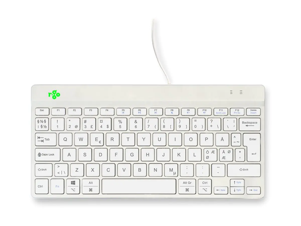 R-Go Compact Break - Tastatur - mit integrierter RGOCONDWDWH