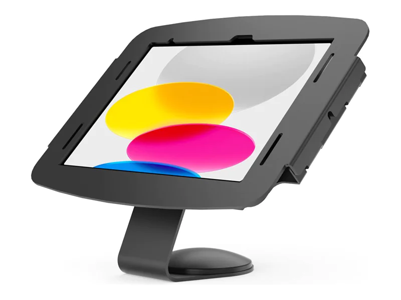 Compulocks iPad 10th-11th (A16) Gen Space Enclosure Core Counter Stand or Wall Mount Black - Gehäuse - für Tablett - 45 Grad fest - Metall - Schwarz - Wandmontage - für Apple 10.9-inch iPad Wi-Fi, Wi-Fi + Cellular