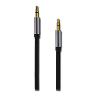 2GO AUX/MP3 Stereo-Audio-Kabel Flachkabel schwarz - Kabel - Audio/Multimedia 795100