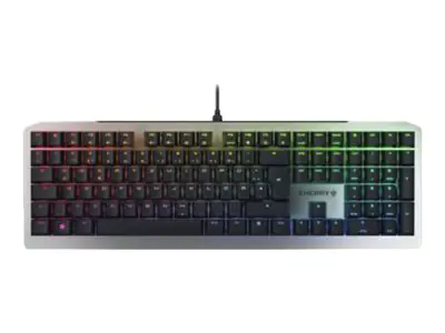 CHERRY MV 3.0 - Tastatur - Hintergrundbeleuchtung - USB-C - QWERTZ - Deutsch - Tastenschalter: CHERRY VIOLA - Schwarz