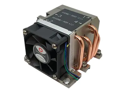 Inter-Tech B-13 - Prozessor-Luftkühler - (für: LGA3647) - Aluminium und Kupfer - 60 mm - 2U