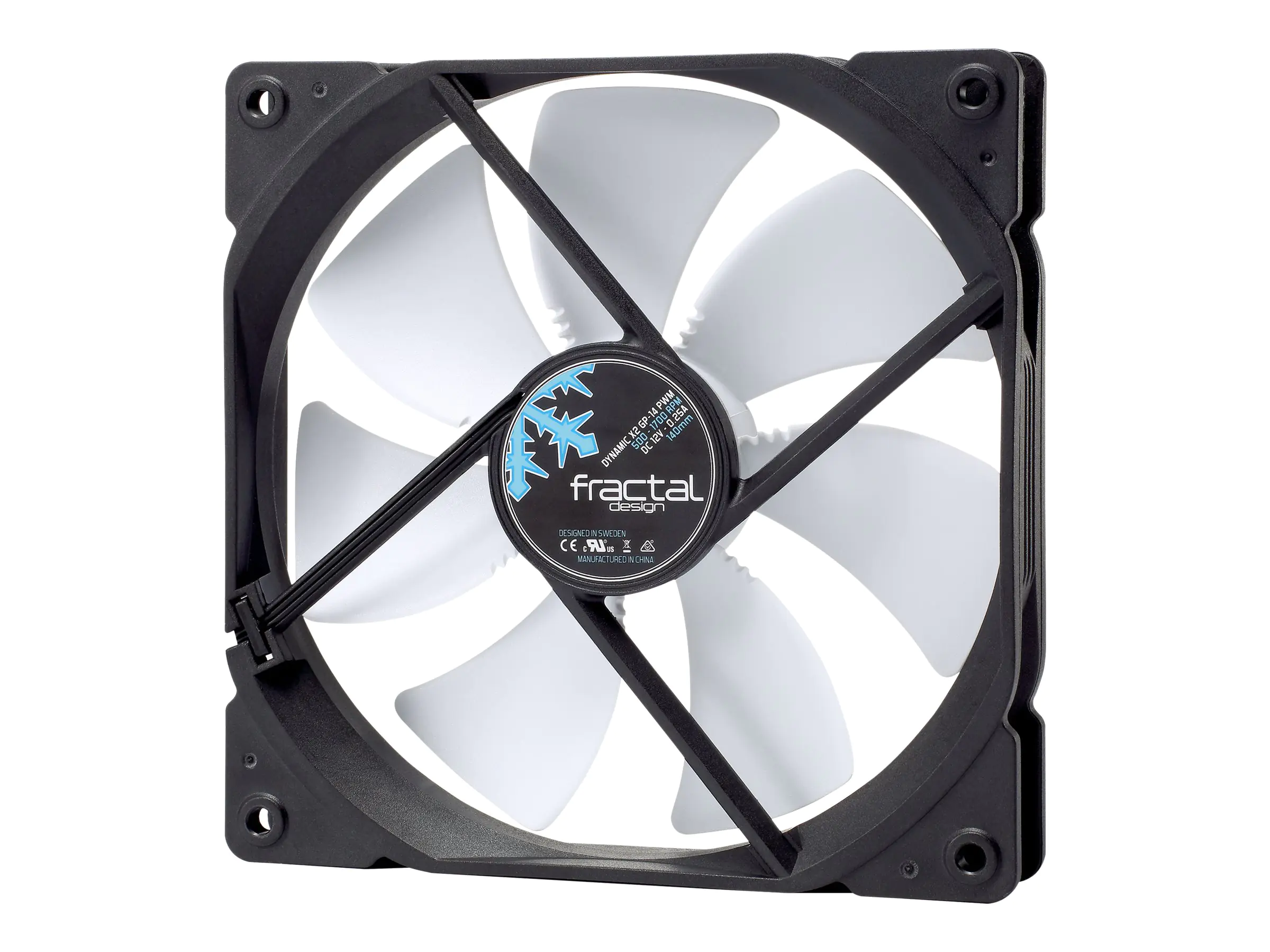 Fractal Design Dynamic X2 GP-12 PWM - Gehäuselüfter FD-FAN-DYN-X2-GP12-PWM-WT