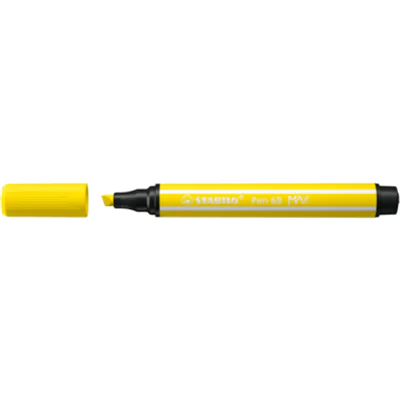 STABILO® Fasermaler Pen 68 MAX 1-5mm zitronengelb nicht auswaschbar