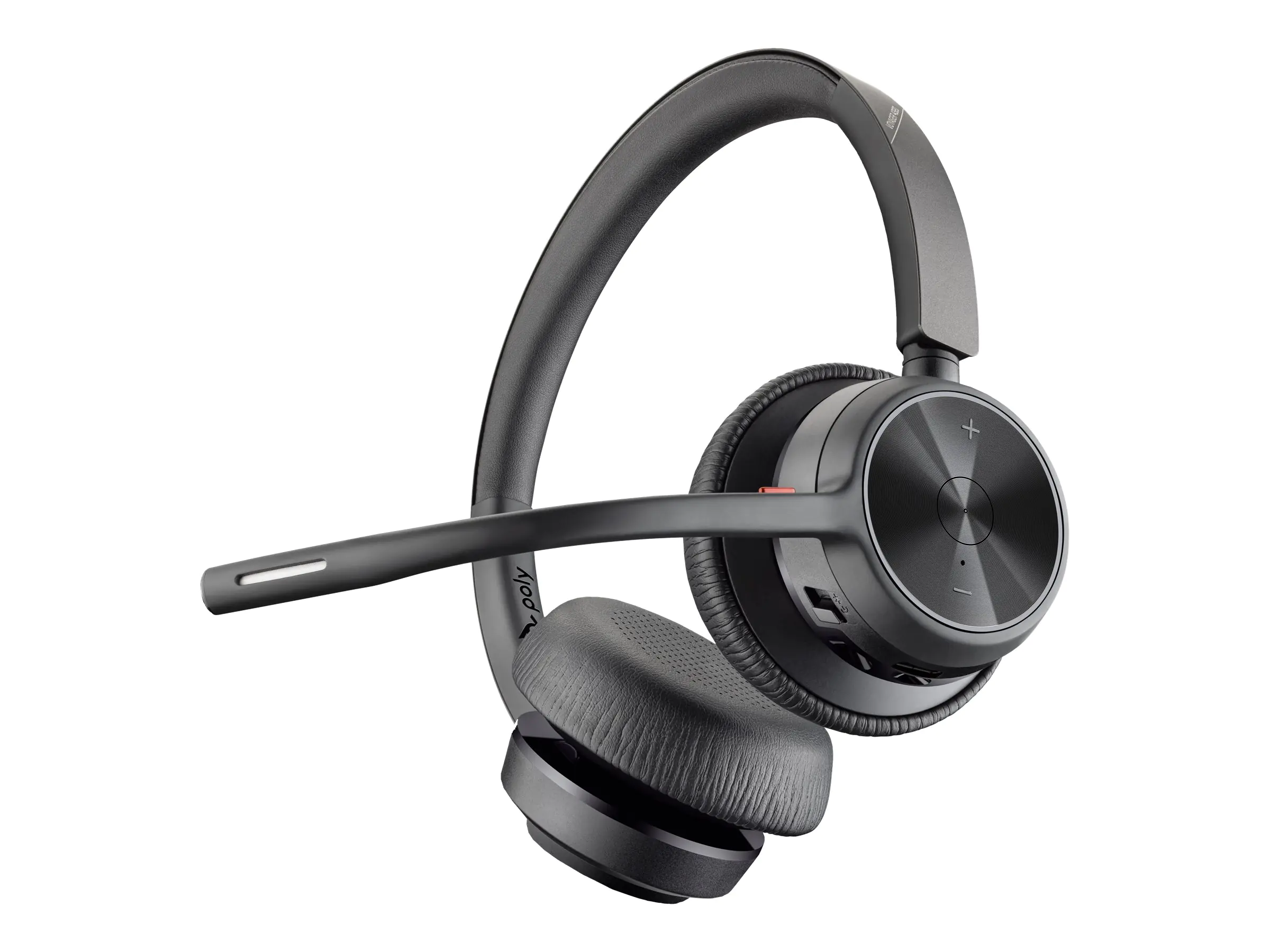 Poly Voyager 4320-M - Voyager 4300 UC series - Headset - On-Ear - Bluetooth - kabellos, kabelgebunden - USB-C - Schwarz - Zertifiziert für Microsoft Teams, Zoom Certified Poly Voyager 4320-M - Voyager 4300 UC series - Headset - On-Ear - Bluetooth - kabellos, kabelgebunden - USB-C - Schwarz - Zertifiziert für Microsoft Teams, Zoom Certified