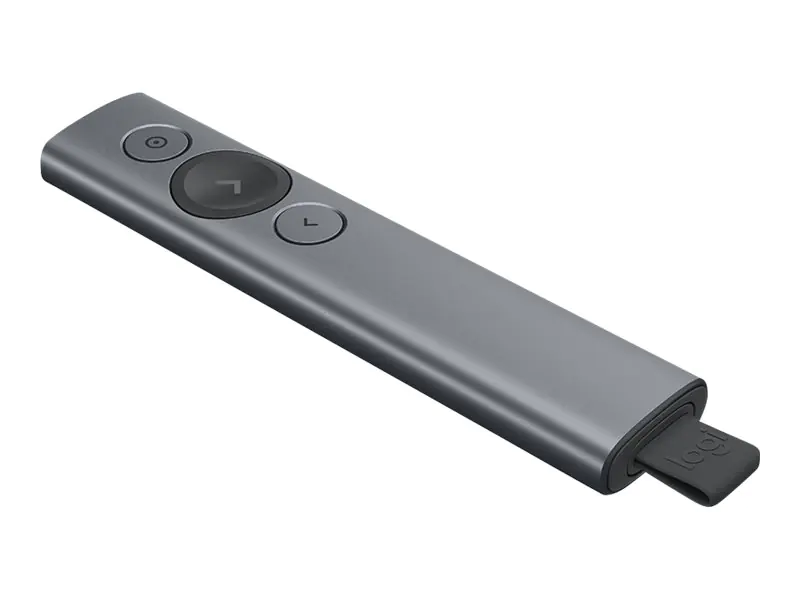 Logitech Spotlight - Präsentations-Fernsteuerung - 3 Tasten - Slate