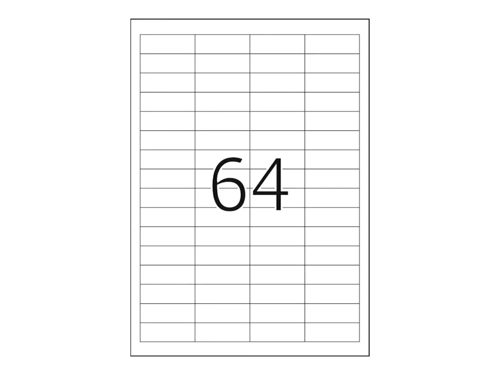 HERMA Etikett 4226 48,3x16,9mm A4 weiß 1.600 St./Pack.