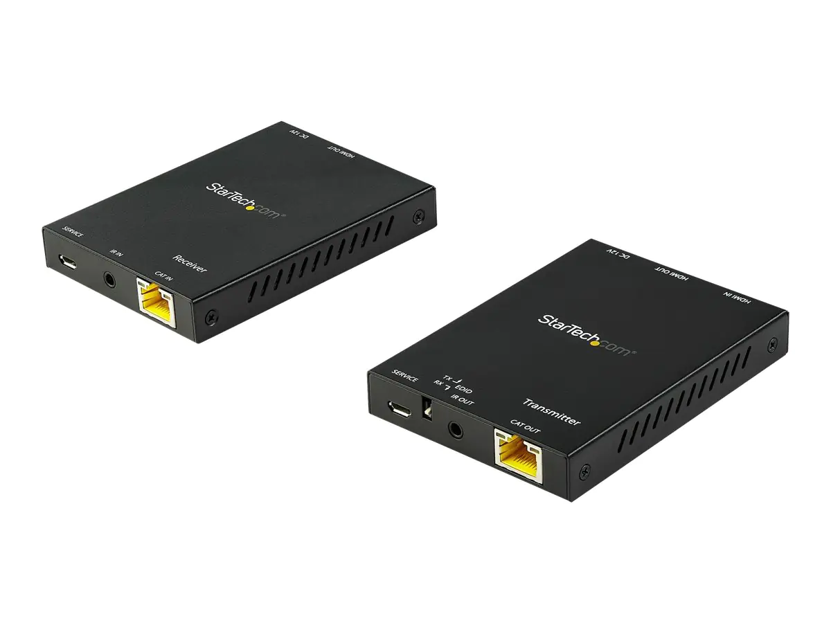 StarTech HDMI über CAT6-Extender-Set - 4K 60Hz - Balun - bis 50 m - HDR - 4: 4: 4 - 7.1 Audio-Unterstützung (ST121HD20V) - Erweiterung für Video/Audio - HDMI - über CAT 6 - bis zu 50 m StarTech HDMI über CAT6-Extender-Set - 4K 60Hz - Balun - bis 50 m - HDR - 4: 4: 4 - 7.1 Audio-Unterstützung (ST121HD20V) - Erweiterung für Video/Audio - HDMI - über CAT 6 - bis zu 50 m