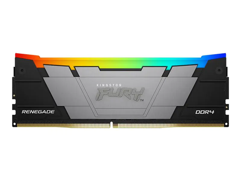 Kingston FURY Renegade RGB - DDR4 - Kit - 32 GB: 2 x 16 GB - DIMM 288-PIN - 3600 MT/s / PC4-28800 - CL16 - 1.35 V - ungepuffert - non-ECC - Schwarz