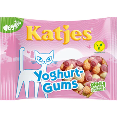 Katjes Fruchtgummi Yoghurt Gums 175 g/Pack. Katjes Fruchtgummi Yoghurt Gums 175 g/Pack.