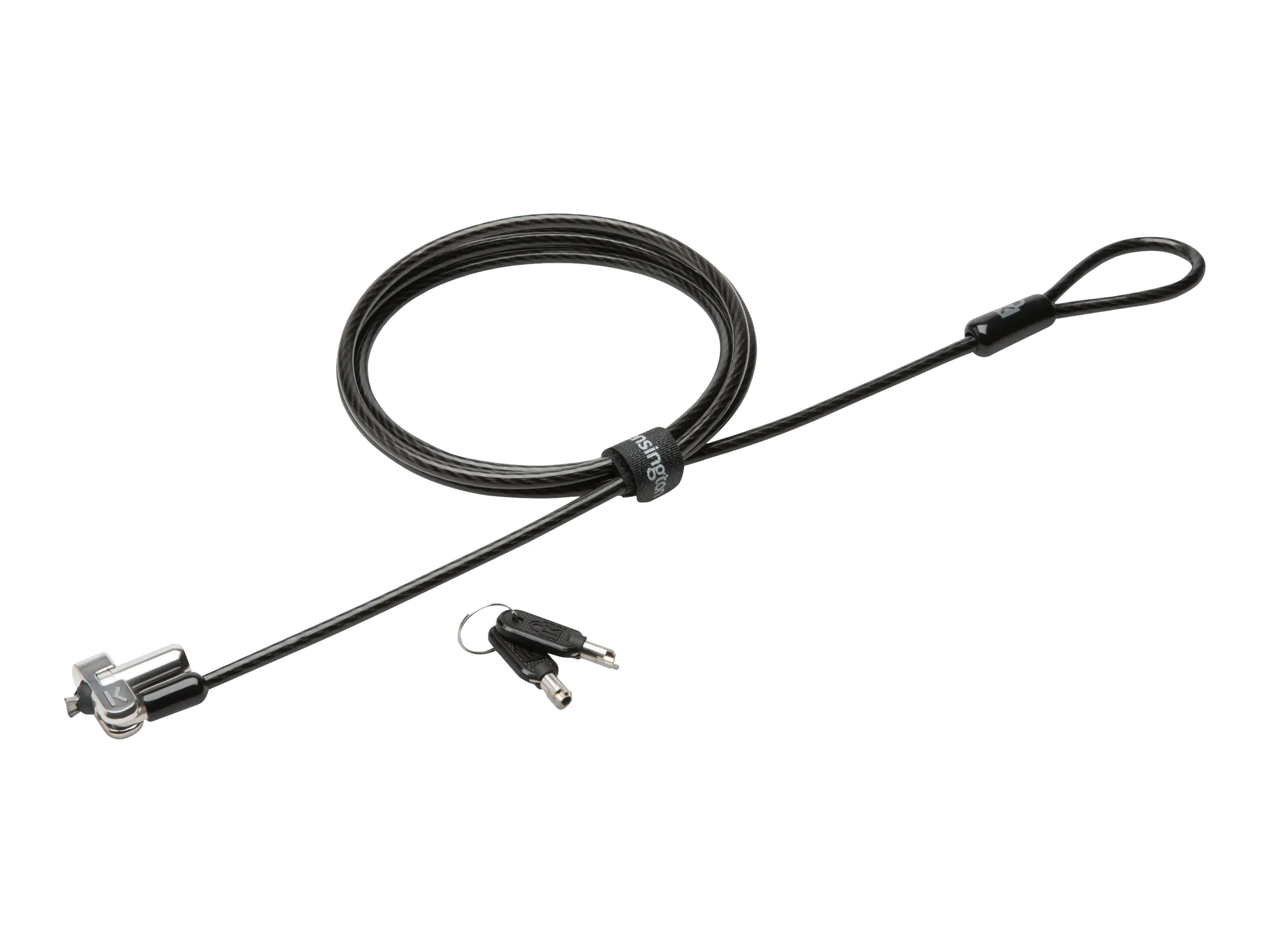 Kensington N17 Keyed Laptop Lock for Wedge Shaped Slots - Sicherheitskabelschloss - 1.83 m Kensington N17 Keyed Laptop Lock for Wedge Shaped Slots - Sicherheitskabelschloss - 1.83 m