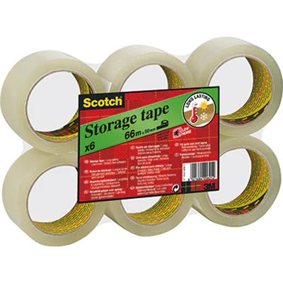 Scotch Packband S5066T6 50mmx66m transparent 6 Rl./Pack. Scotch Packband S5066T6 50mmx66m transparent 6 Rl./Pack.