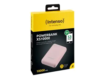 Intenso XS10000 - Powerbank - 10000 mAh - 3.1 A - 2 Ausgabeanschlussstellen (USB, 24 pin USB-C) - Blau