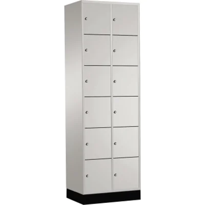 C+P Schließf.schrank 8670201S10011 12Fächer 1950x620x500mm lgr/lgr C+P Schließf.schrank 8670201S10011 12Fächer 1950x620x500mm lgr/lgr