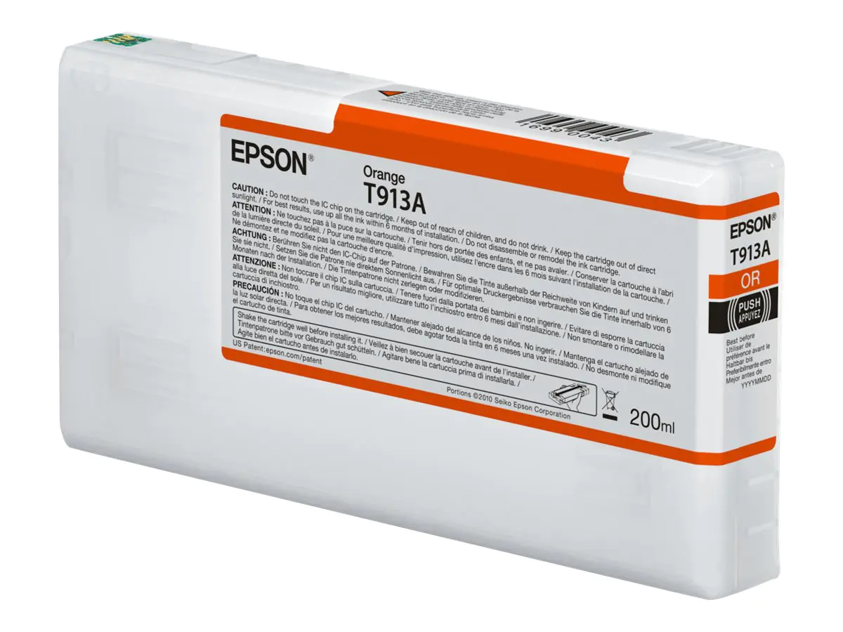 Epson T913A - 200 ml - orange - original - Tintenpatrone C13T913A00