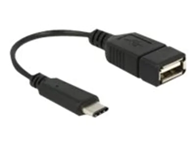 Delock - USB-Adapter - 24 pin USB-C (M) zu USB (W) - USB 2.0 - 15 cm - Schwarz Delock - USB-Adapter - 24 pin USB-C (M) zu USB (W) - USB 2.0 - 15 cm - Schwarz
