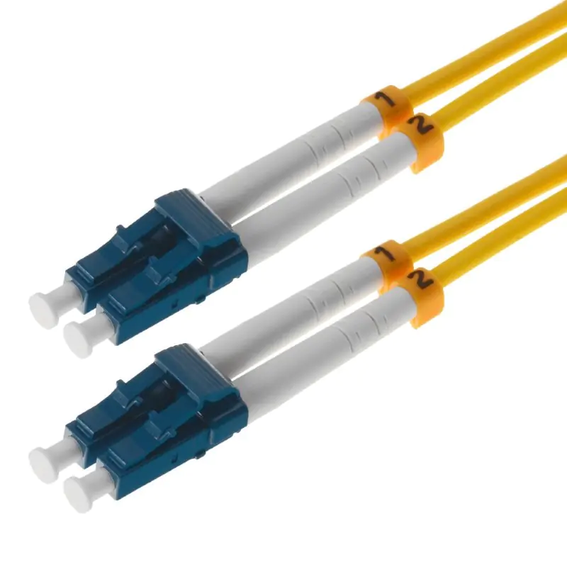 Helos - Patch-Kabel - LC Single-Modus (M) bis LC Single-Modus (M) - 5 m - Glasfaser - Duplex - 9/125 Mikrometer - OS2 - Gelb Helos - Patch-Kabel - LC Single-Modus (M) bis LC Single-Modus (M) - 5 m - Glasfaser - Duplex - 9/125 Mikrometer - OS2 - Gelb