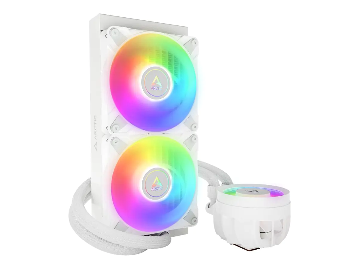Arctic Liquid Freezer III 240 A-RGB - Prozessor-Flüssigkeitskühlsystem - Kühlergröße: 240 mm - (für: AM4, LGA1700, AM5, LGA1851) - Kupfer - 120 mm - weiß Arctic Liquid Freezer III 240 A-RGB - Prozessor-Flüssigkeitskühlsystem - Kühlergröße: 240 mm - (für: AM4, LGA1700, AM5, LGA1851) - Kupfer - 120 mm - weiß