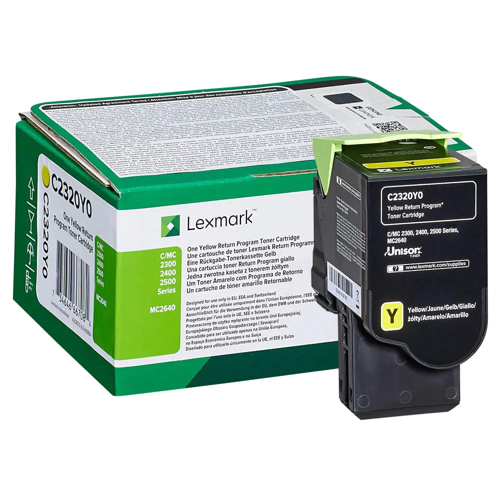 Lexmark - Gelb - Original - Tonerpatrone LCCP, LRP - für Lexmark C2325dw, C2425dw, C2535dw, MC2325adw, MC2425adw, MC2535adwe, MC2640adwe Lexmark - Gelb - Original - Tonerpatrone LCCP, LRP - für Lexmark C2325dw, C2425dw, C2535dw, MC2325adw, MC2425adw, MC2535adwe, MC2640adwe