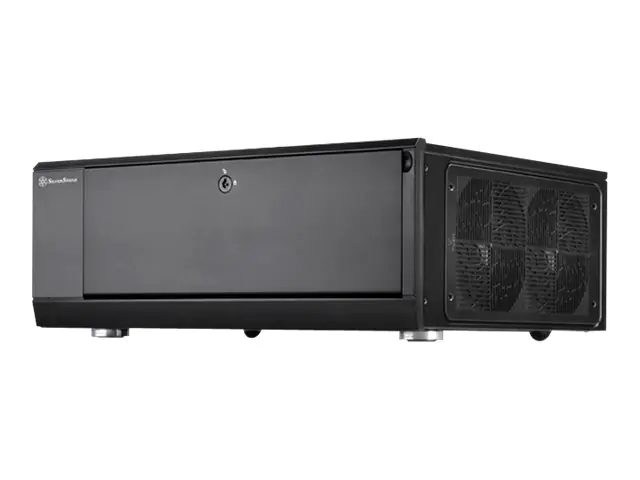 SilverStone Grandia GD10 - Tower - ATX - keine Spannungsversorgung (ATX / PS/2) - Schwarz - USB/Audio