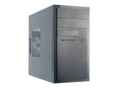 Chieftec Elox Series HT-01B - Tower - micro ATX 350 Watt (ATX12V 2.3/ PS/2) HT-01B-350GPB