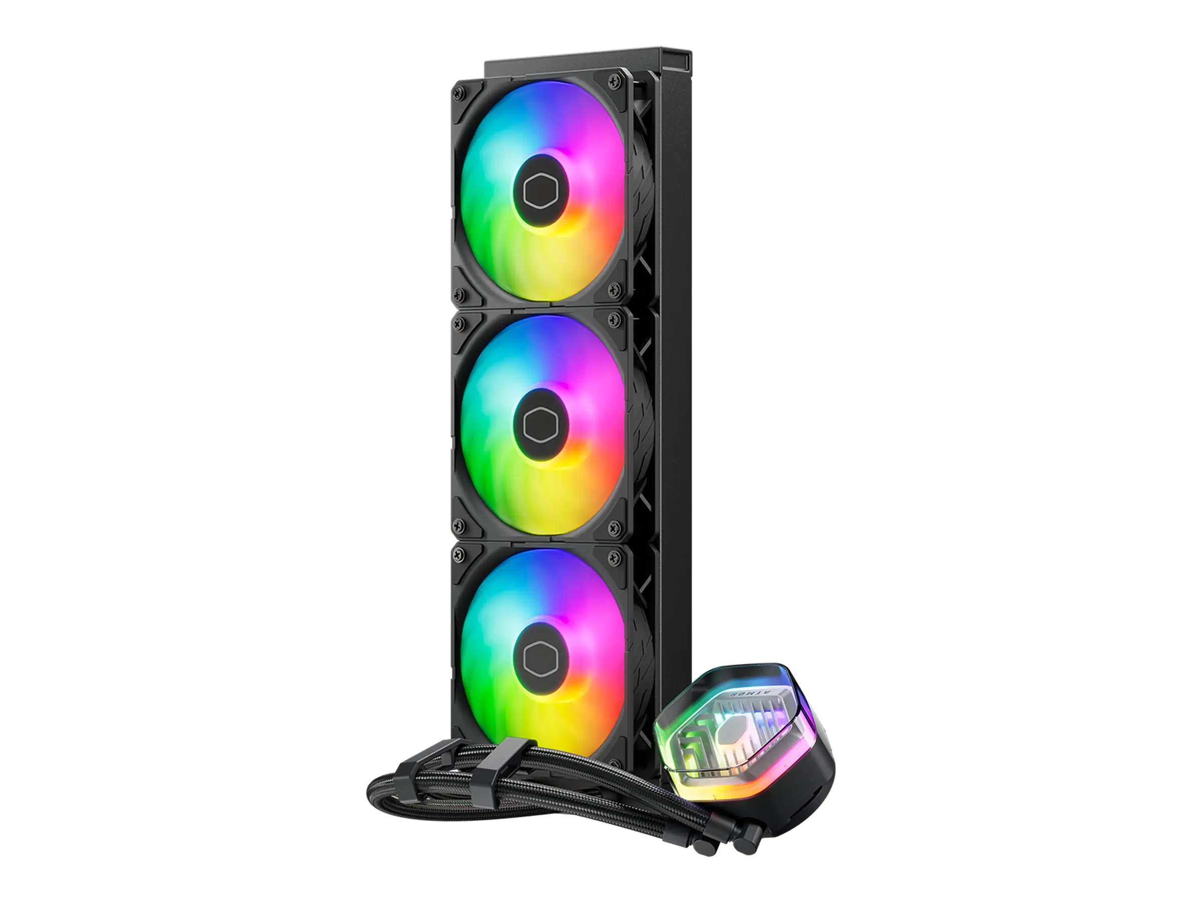 Cooler Master MasterLiquid 360 Atmos ARGB - Prozessor-Flüssigkeitskühlsystem - Kühlergröße: 360 mm - (für: LGA1700, LGA1200, LGA1151, LGA1150, LGA1155, LGA1156, AM4, AM5) MLX-D36M-A25PZ-R1