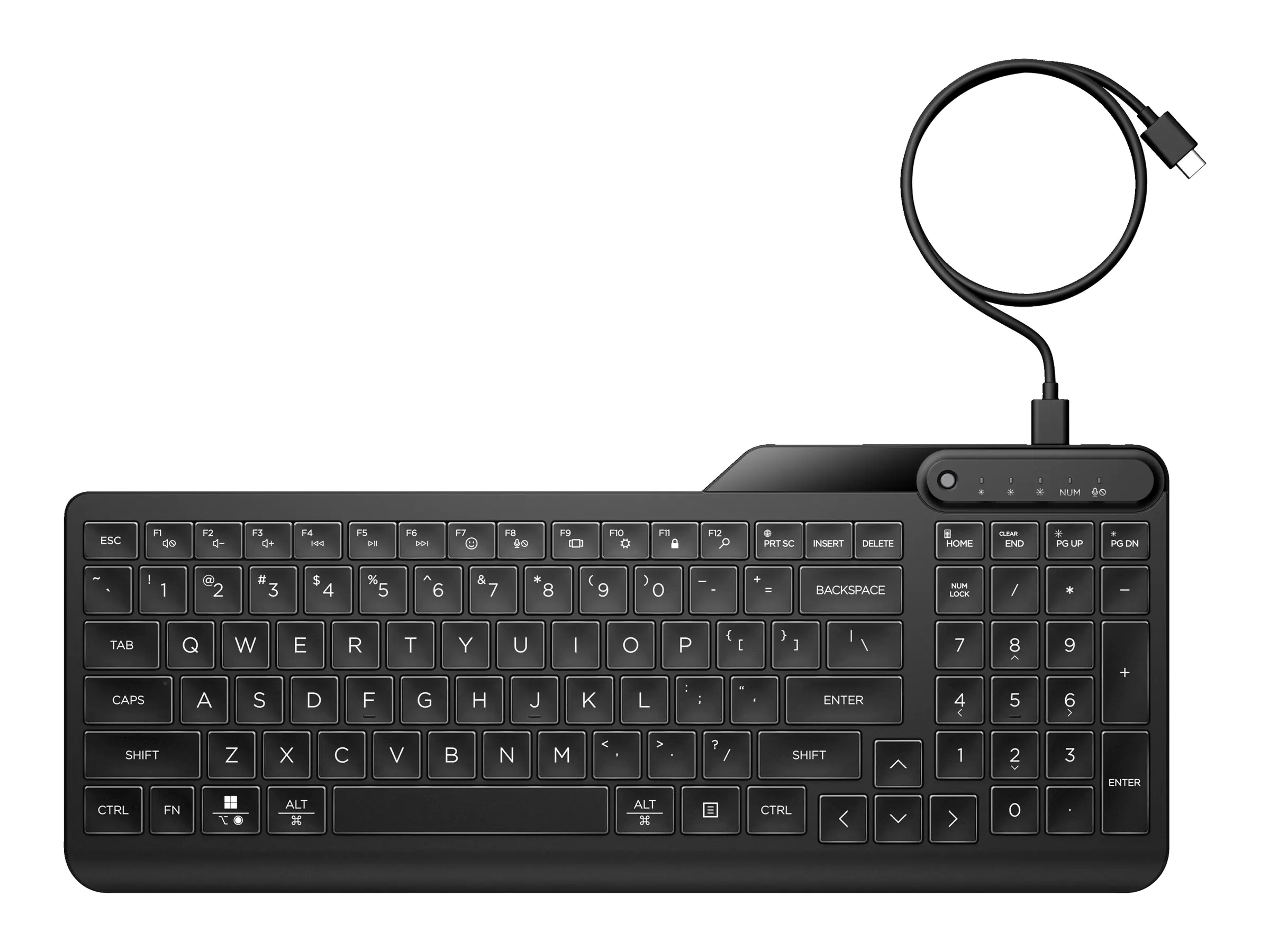 HP 400 - Tastatur - Multi-Device, kompakt, 2-Zonen-Layout 7N7C0AA#ABD