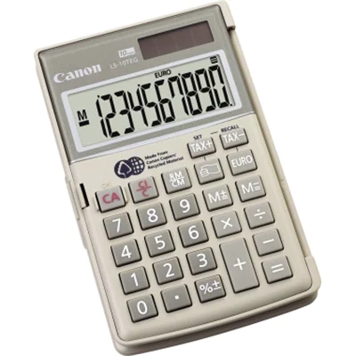 Canon Taschenrechner LS-10TEG 4422b002 10Zeichen silber Canon Taschenrechner LS-10TEG 4422b002 10Zeichen silber