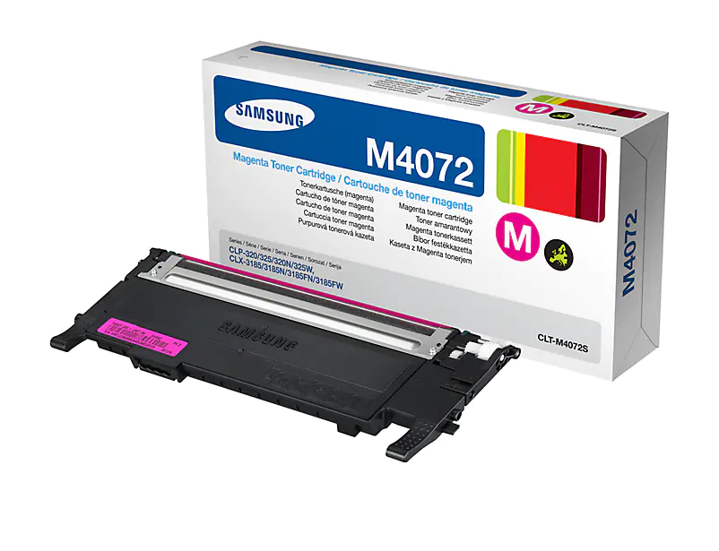 Samsung CLT-M4072S - Magenta - Original - Tonerpatrone - für CLP-320, 320N, 325, 325W; CLX-3185, 3185FN, 3185FW, 3185N, 3185W Samsung CLT-M4072S - Magenta - Original - Tonerpatrone - für CLP-320, 320N, 325, 325W; CLX-3185, 3185FN, 3185FW, 3185N, 3185W