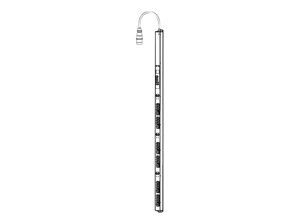 APC Easy Switched Rack PDU EPDU1232S - Stromverteilungseinheit (Rack - einbaufähig) - AC 200-240/346-415 V - 22 kW - 3 Phasen - Ethernet, RS-485, USB - Eingabe, Eingang IEC 60309 - Ausgangsanschlüsse: 24 (18 x IEC 60320 C13, 6 x IEC 60320 C19) - 0U - 2 m