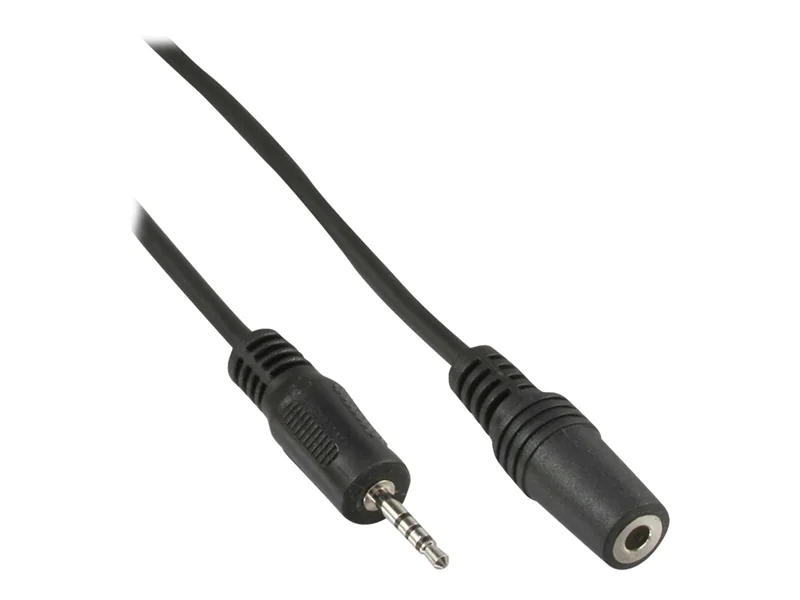 InLine Klinken Adapterkabel 4pol 2,5mm Stecker -> 4pol 3,5mm Buchse - 5m 99308G